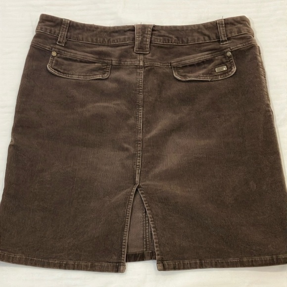 Point zéro women’s size 13 corduroy Classic Brown Skirt - Picture 4 of 14